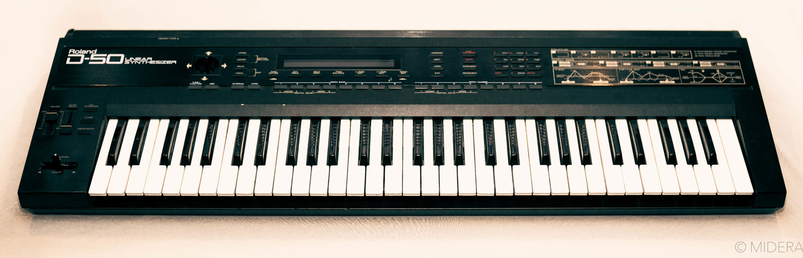 Front panel of the Roland D50