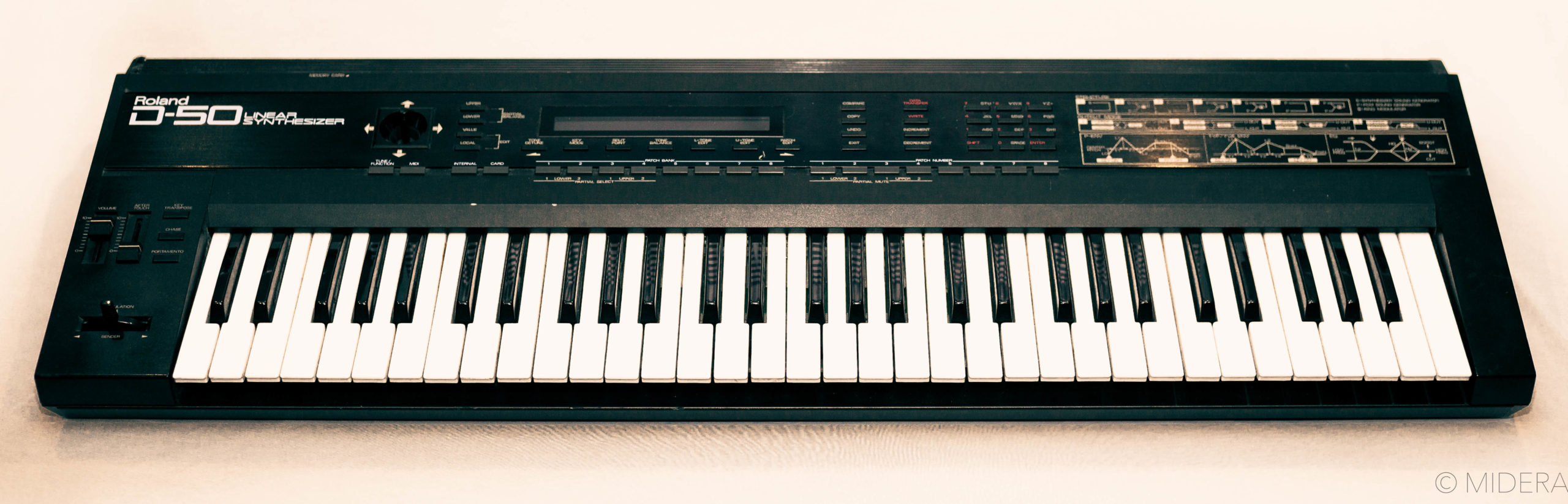 Front panel of the Roland D50