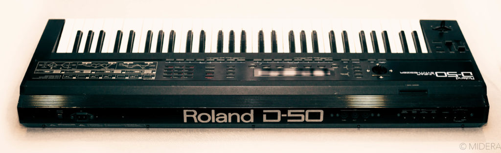 Back panel of Roland D50